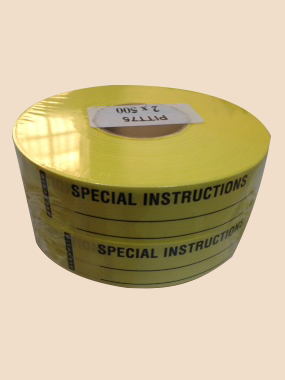 SPECIAL INS on YELLOW Replace Tags 
