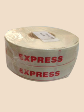 EXPRESS RED on WHITE Replace Tags  